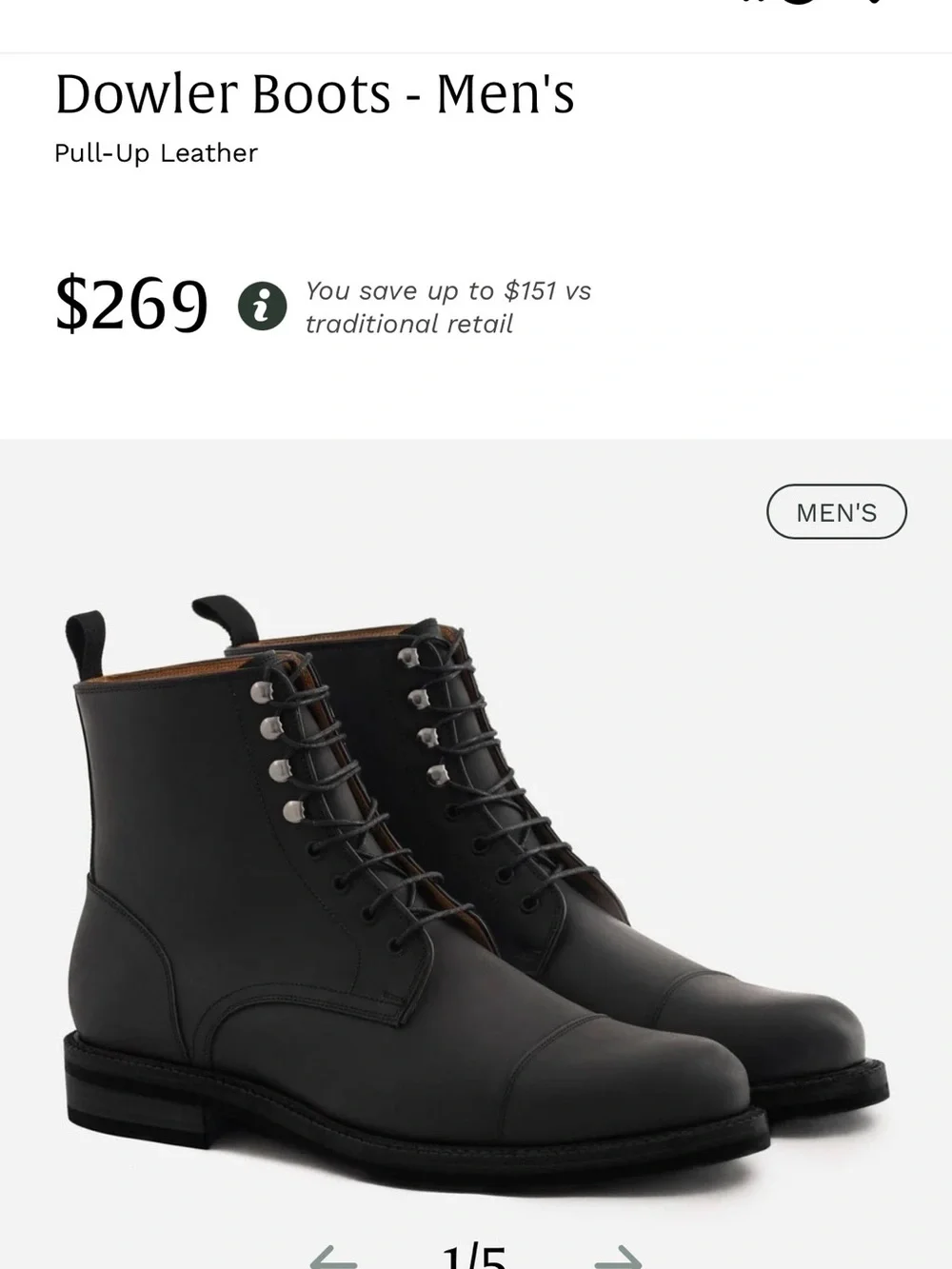 Beckett Simonon Dowler Boots Leather Black Matte size 8 Blake Stitch Like New